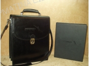 Leather Bag With Ring Binder For Sellers